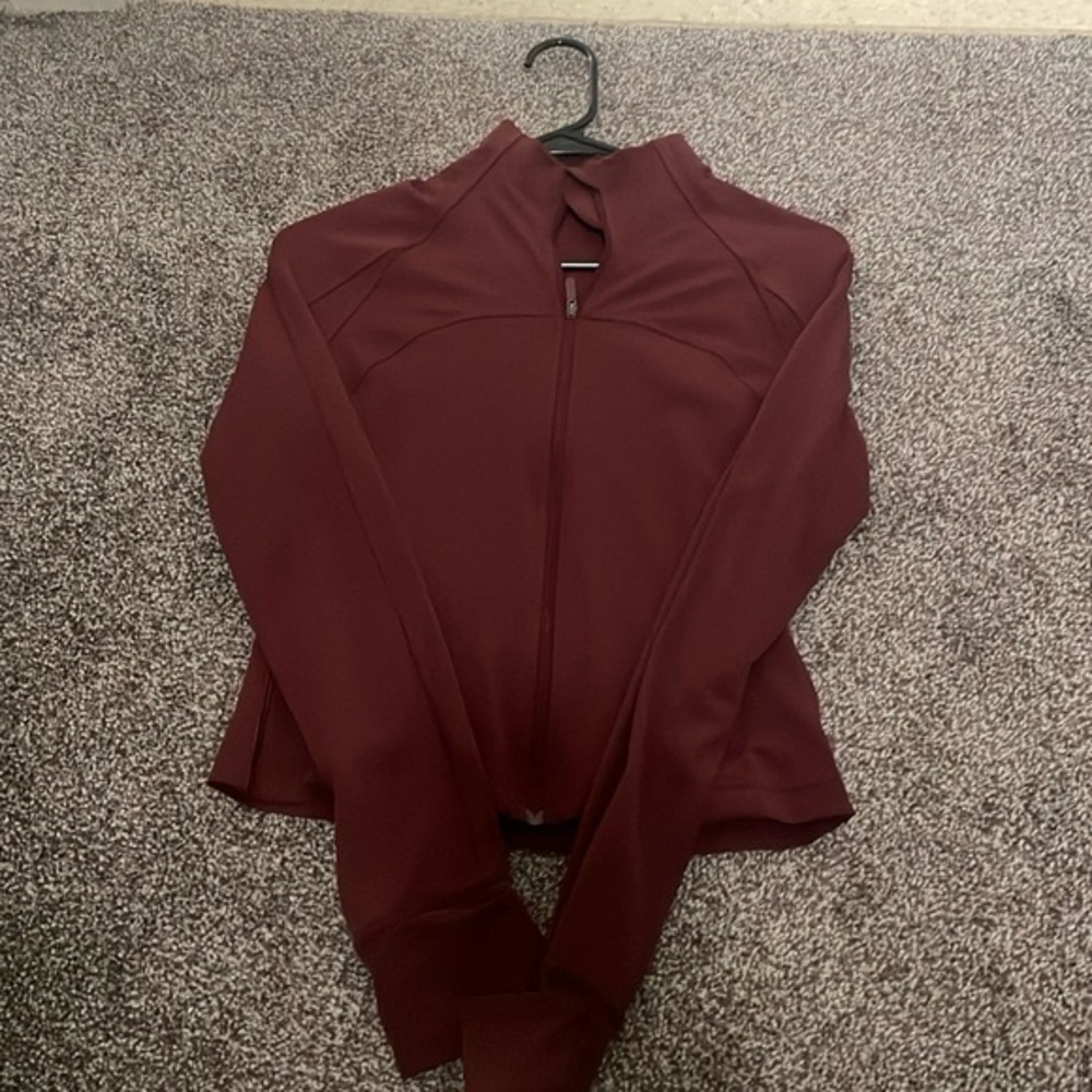 Lululemon Cropped Define Red Merlot